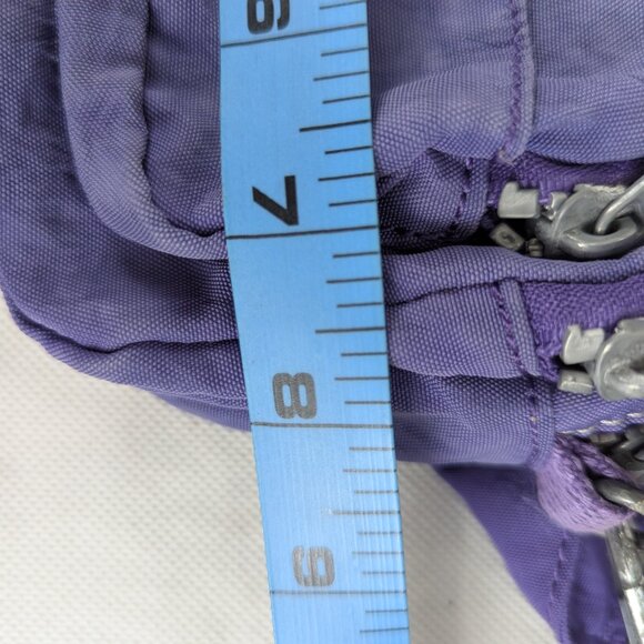 Kipling Merryl Crossbody Bag Purple Nylon -Clean Used - Buy It Now - Quick Ship! - Picture 11 of 12